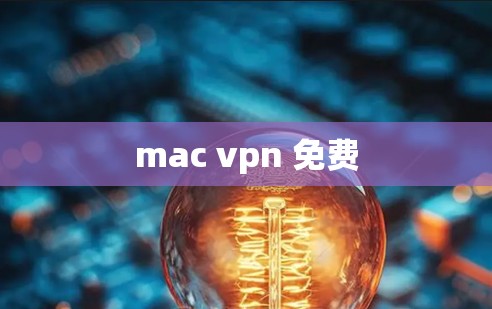 mac vpn 免费