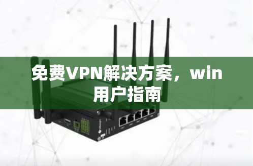 免费VPN解决方案，win用户指南
