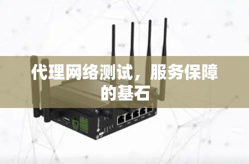 代理网络测试，服务保障的基石