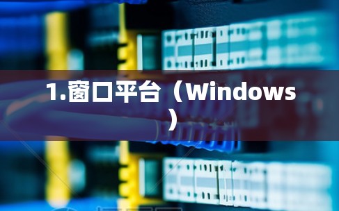 1.窗口平台（Windows）