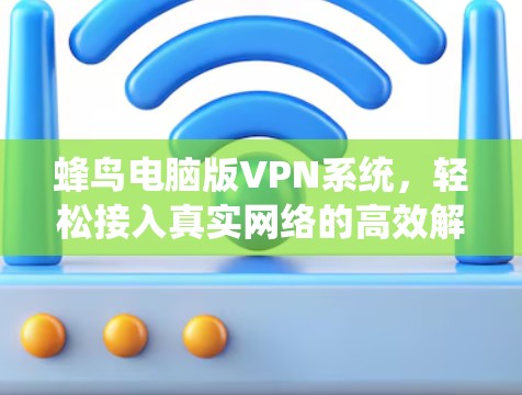 蜂鸟电脑版VPN系统，轻松接入真实网络的高效解决方案