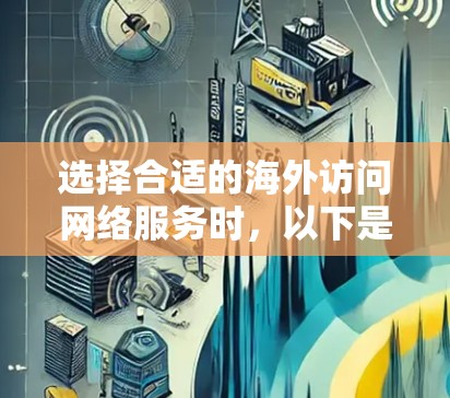 选择合适的海外访问网络服务时，以下是一个清晰的策略